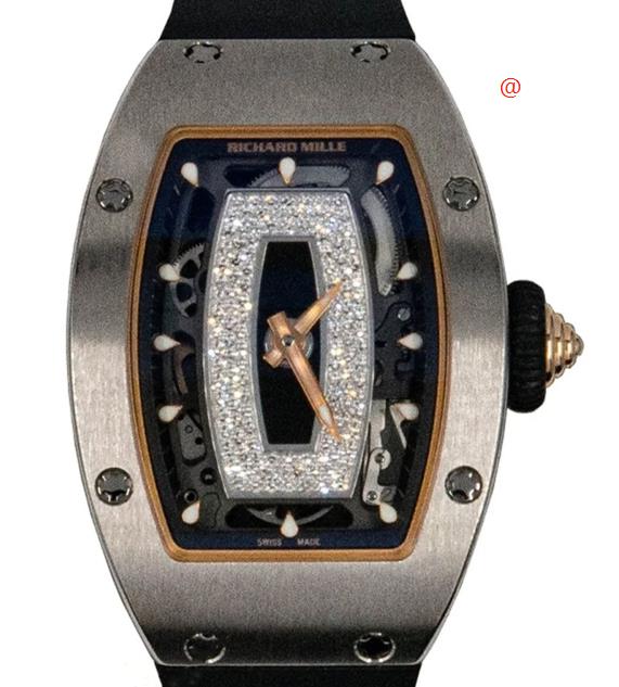 NEW RICHARD MILLE LADIES RM07-01 WG-BK White Gold Onyx Diamonds Black Lip